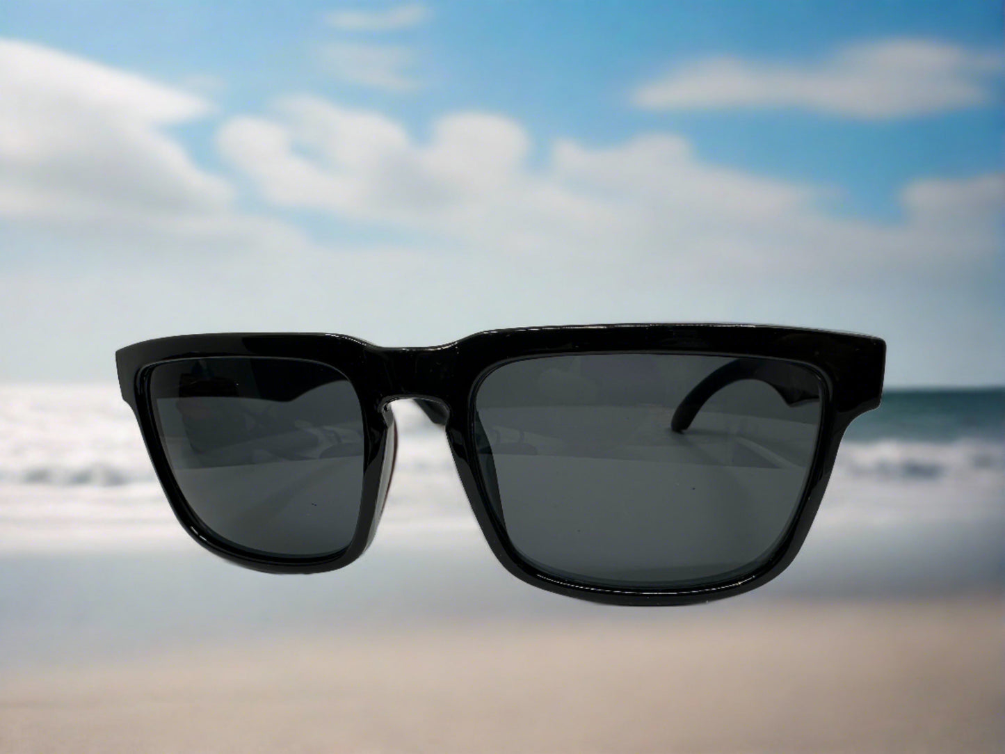 Black retro sunglasses